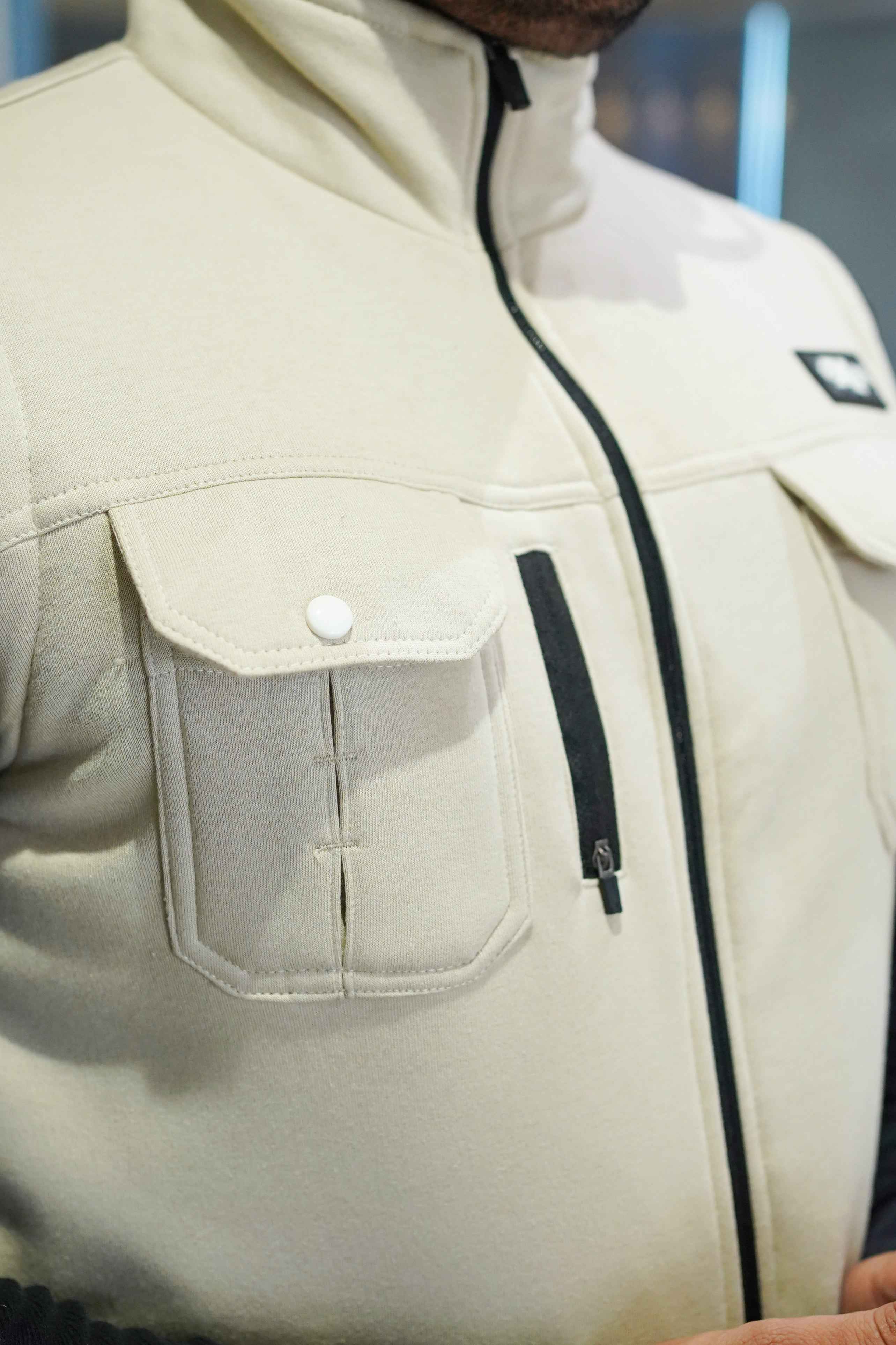 Premium Cotton Fleece Four Pocket sleeveless Jacket Skin JKT # 04 - Image 5
