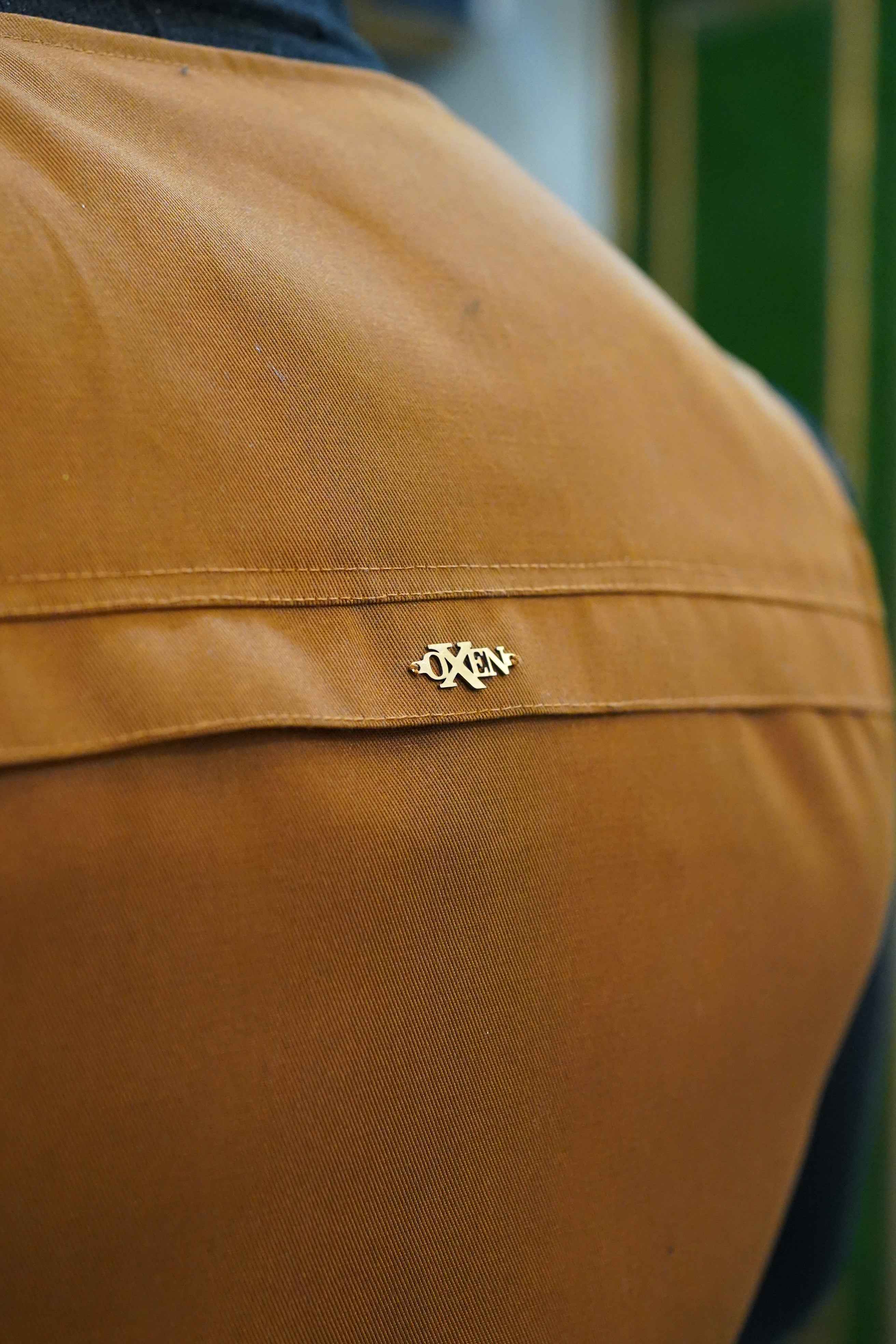 Premium Twill Cotton jeans Sidu Four Pocket Jacket Brown  SDJkt-09 - Image 8