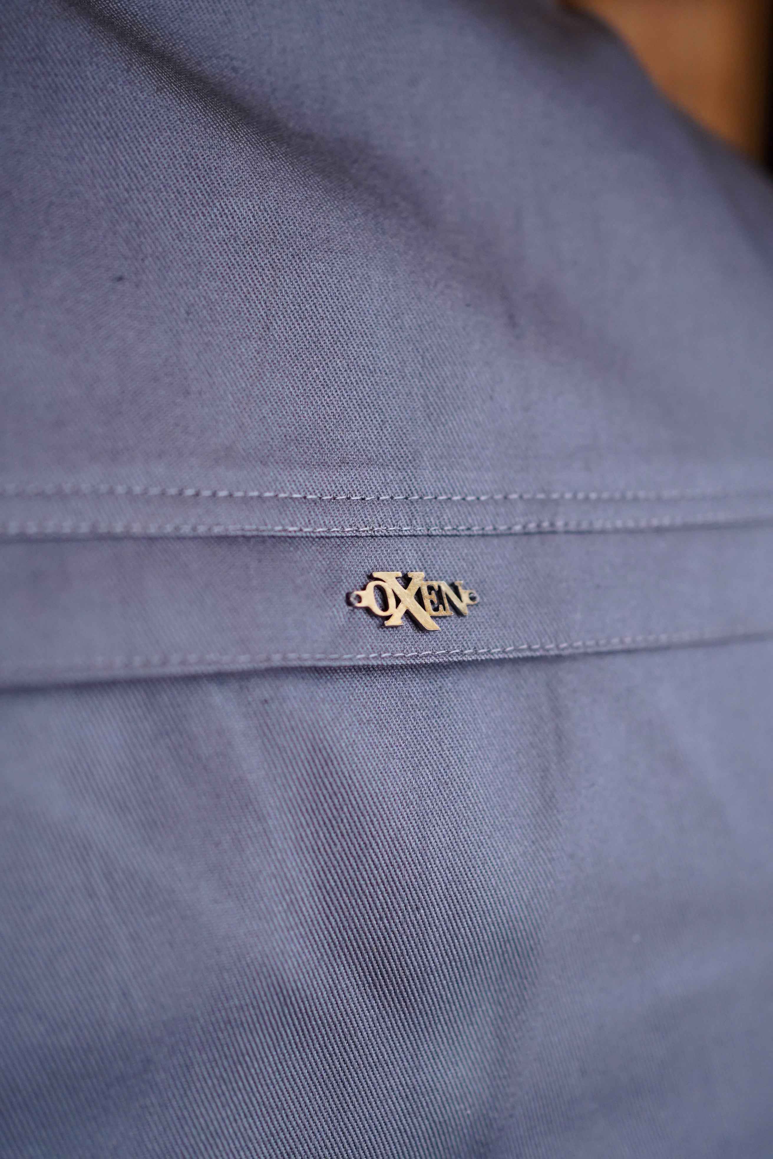 Premium Twill Cotton jeans Sidu Four Pocket Jacket Grey SDJkt-09 - Image 4